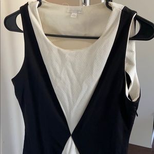 Black and white dress